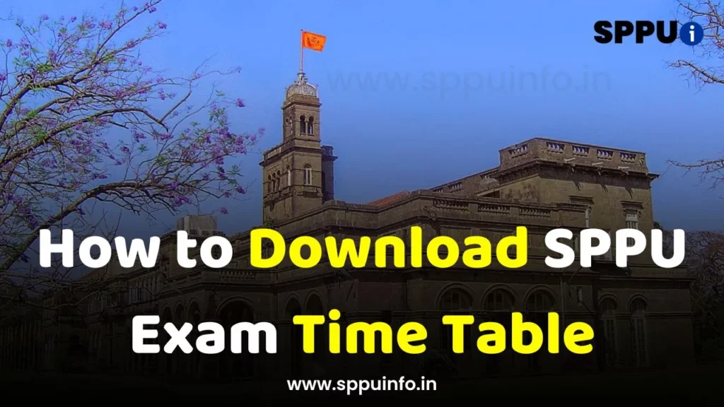 SPPU Exam Time table